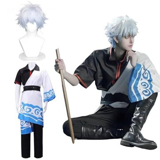 Shinpei Ryouhin Gintama Cosplay Perücke Kamui Sakata Gintoki Hijikata Toshiro Okita Sougo Katsura Kotarou Kagura Kostüm Yato Clan Byakuyasha Erwachsen Anime