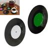 2pcs Record Coasters Retro Funny Unique Recordings Disk Coasters for Drink Bars Coffee