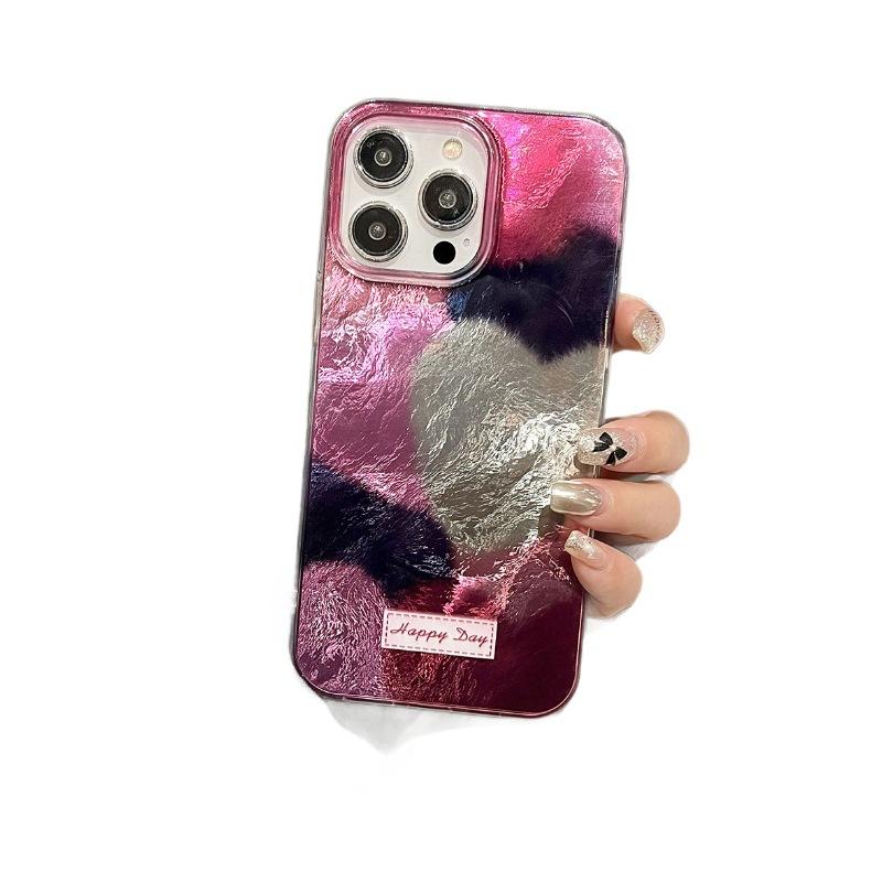 Applicable To Apple 15 Summer Ins Korean Style Vortex Mobile Case IPhone 16 Love Color Block Protection Case