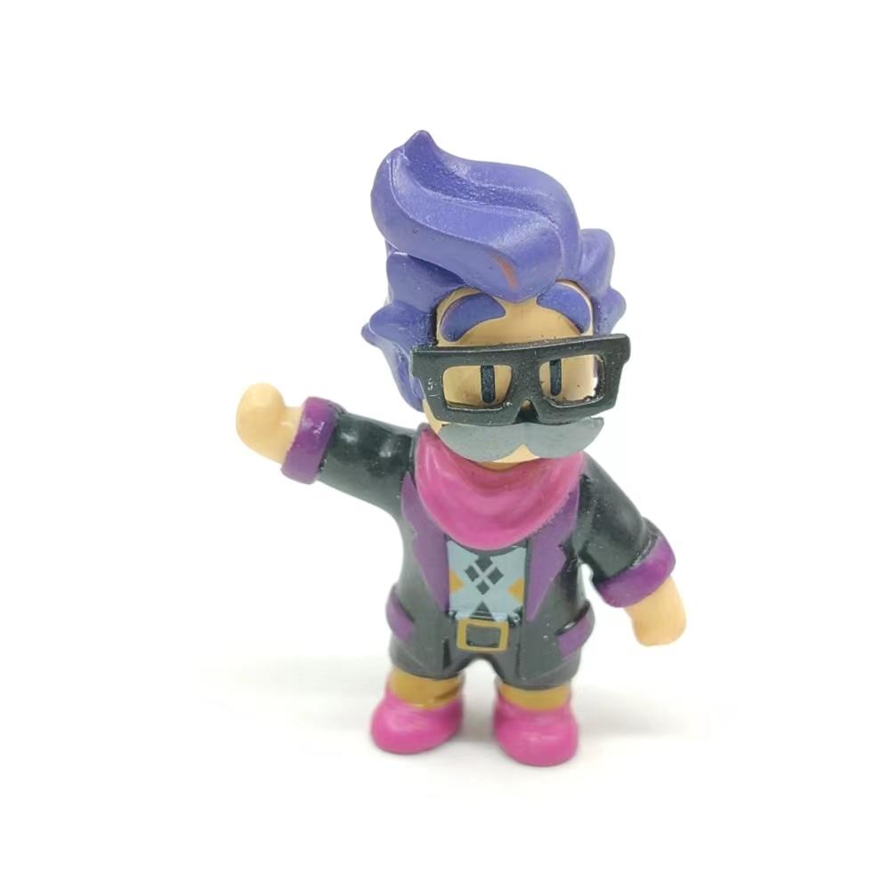 1pz Stumble Guys Serie 5 Figura Cromata Stile Raro Figura d'Azione Attiva Collezione Limitata Giocattoli Data di Nascita Regalo di Natale