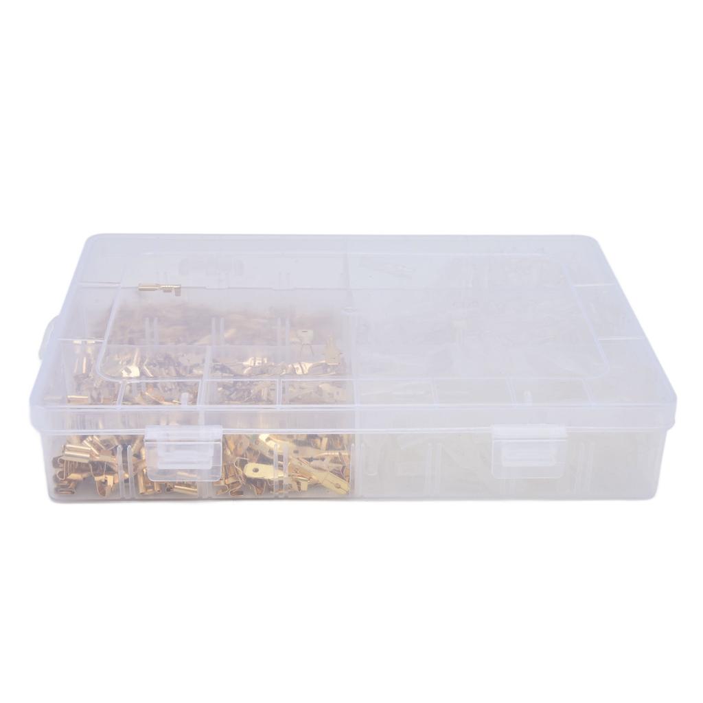 720 Pcs Terminal Connector Anti‑corrosion, Strong Connection, Boxed Transparent Wire Terminal with S