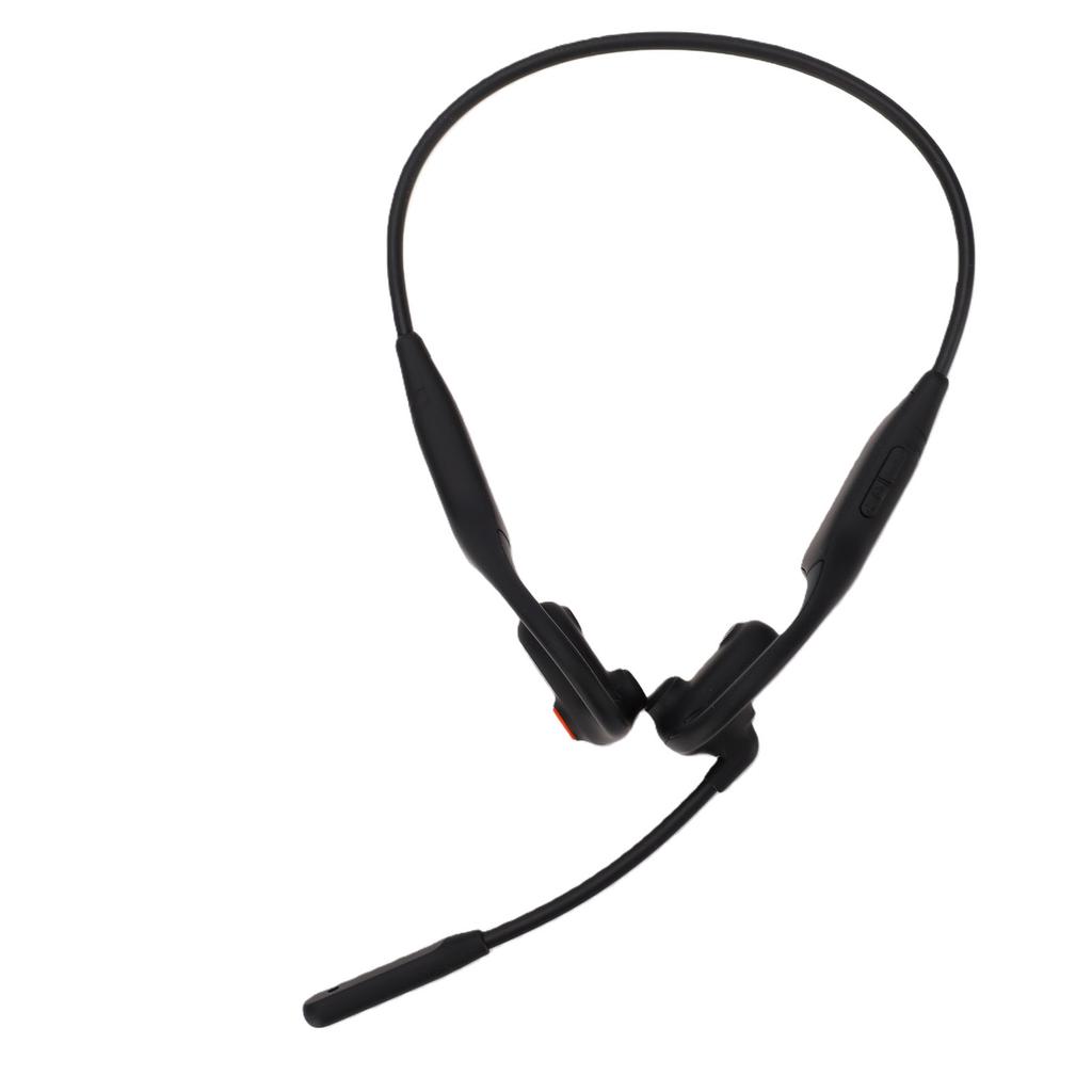 Bone Conduction Headphones IPX6 Water Proof AI Noise Cancelling Bluetooth 5.3 Wireless Headset with Mic Mute Key