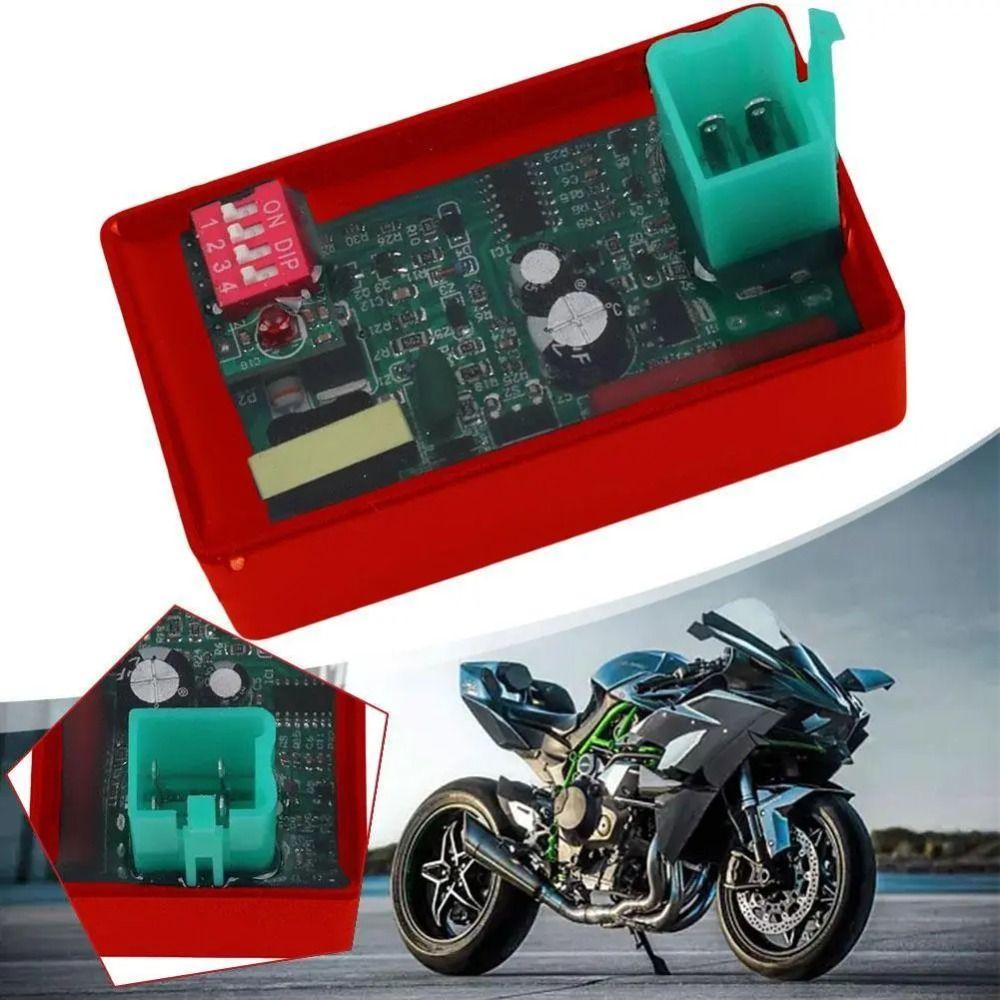 Dual Plug Motorcycle CDI Igniter 4 Pin CDI Ignition Module 4 Pin Starter CDI Motorcycle Accessory