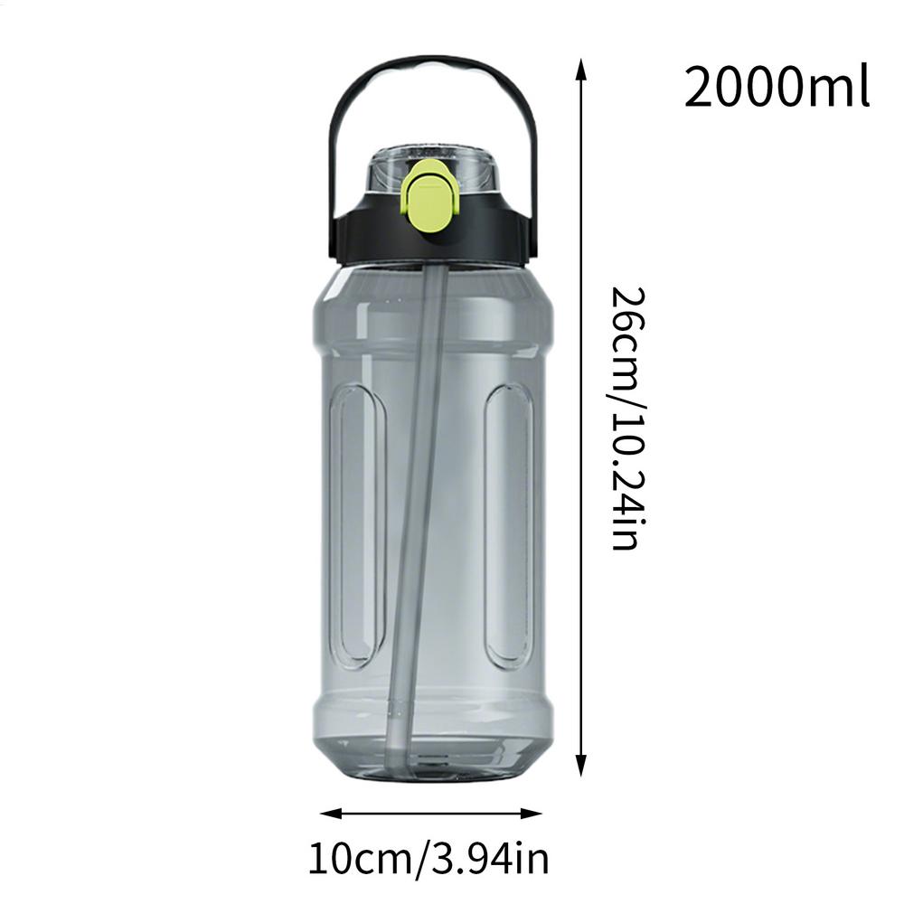 Sports Water Bottle Drinking Tumbler For Hiking Leakproof Sealed Transparent Double Drinking Spout Water Bottle For School