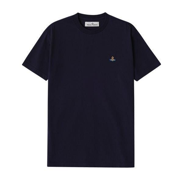 Vivienne Westwood Galleria Vivienne Westwood 3g010013 J001m K410 Orb Logo Embroidery Public Short Sleeve Tee