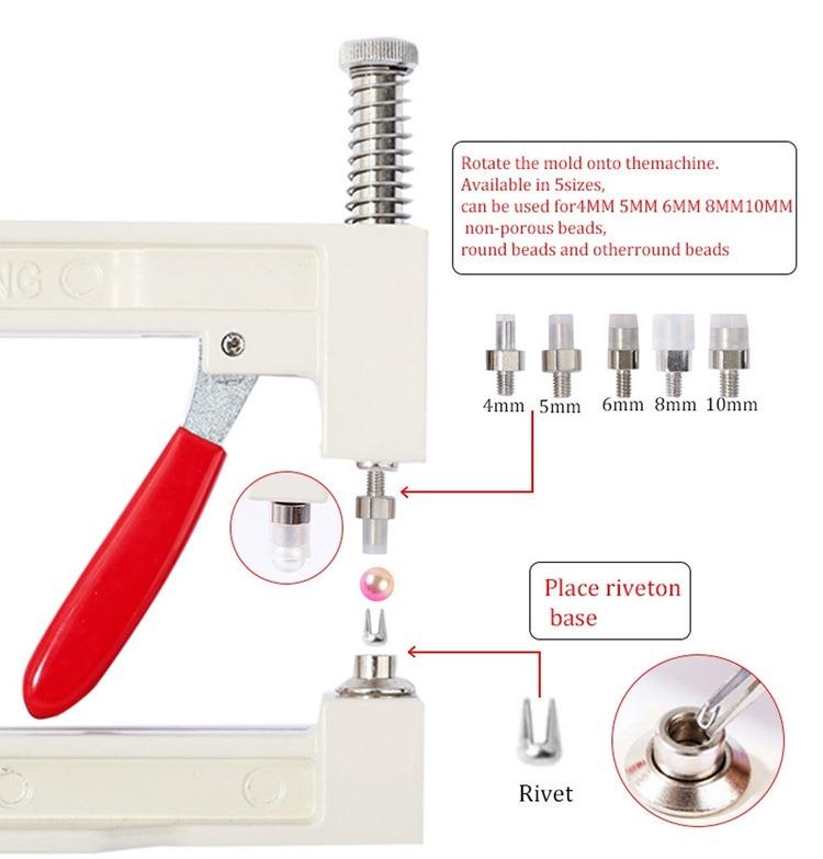 Portable Hand-pressed DIY Pearl Punch Machine