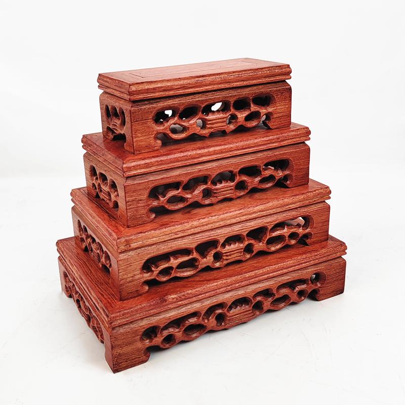 Karin Solid Wood Handicraft Stand for Vase, Pot, Bonsai, or Teapot Ornament