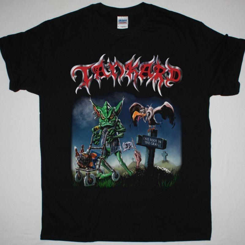 

TANKARD ONE FOOT IN THE GRAVE Cotton All Size Shirt Unisex T-Shirt L