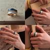 Gold Elegant Rose Shell Pattern Adjustable Ring For Women Fashionable Design Chic