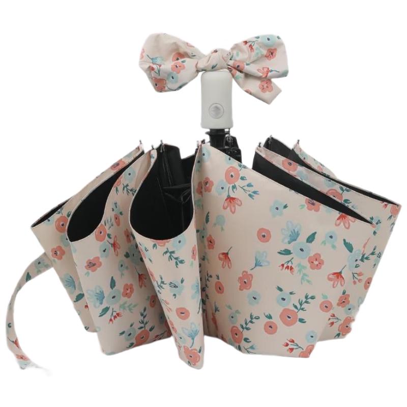 HANDUNYOU Oil Painting Automatic Folding Umbrella