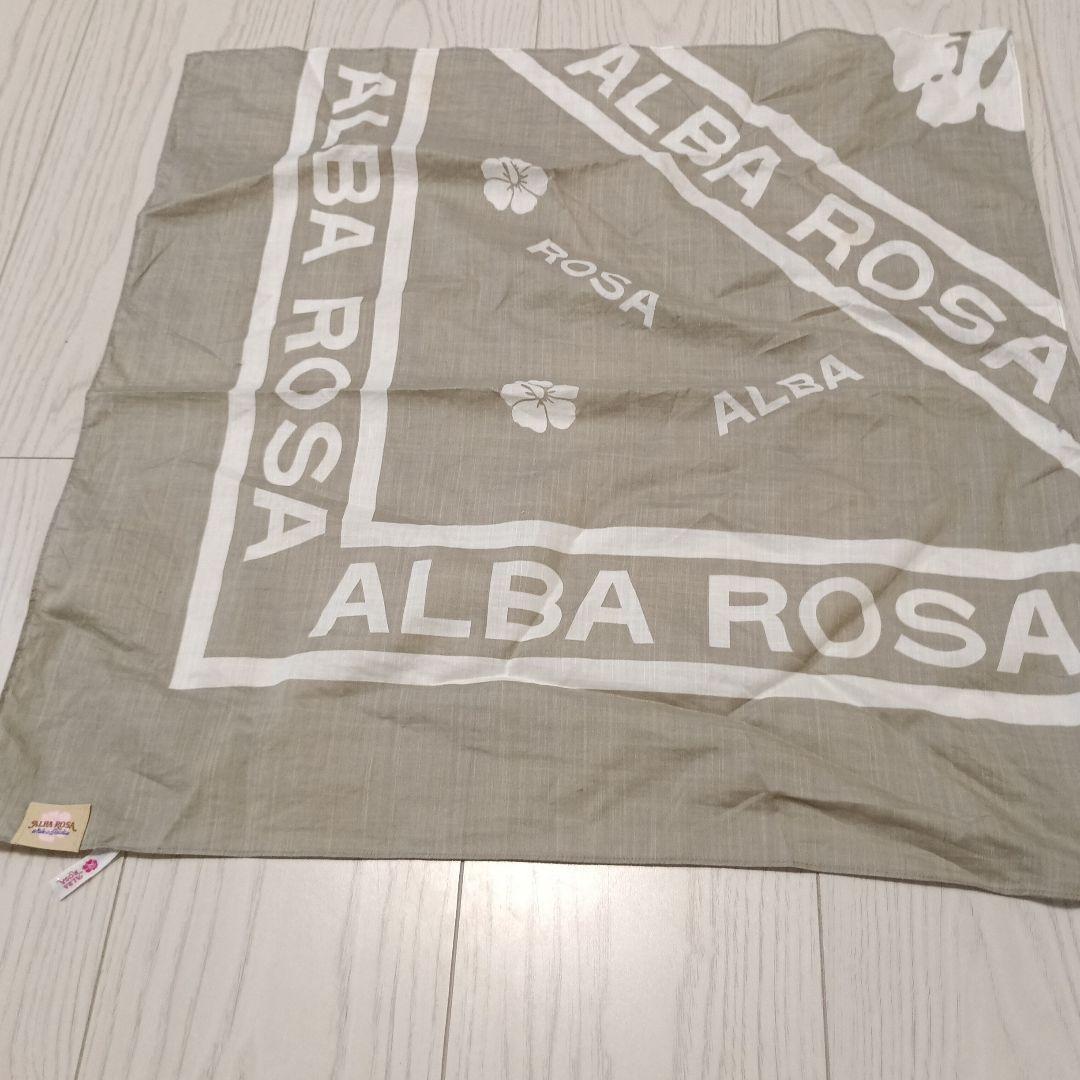 ALBA ROSA bandana scarf with logo