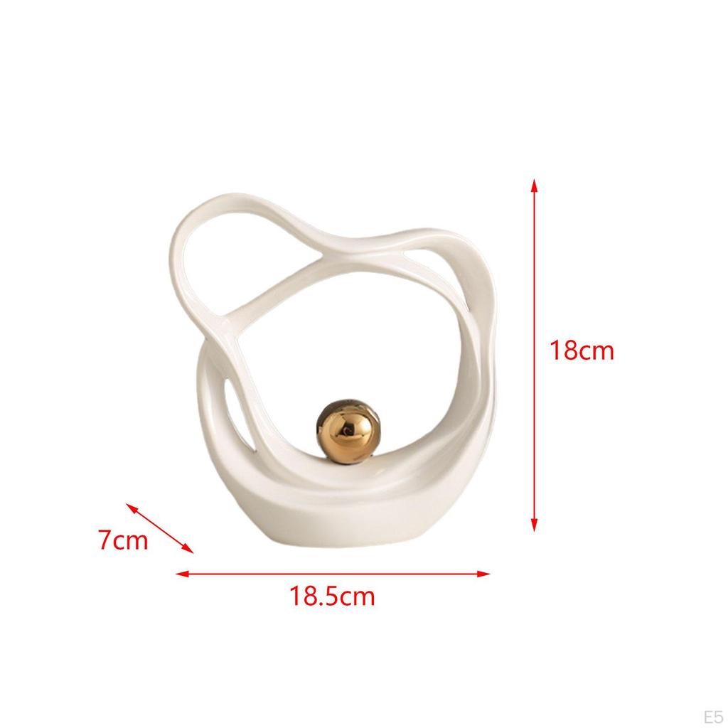 Abstract Art Ceramic Statue Sculpture Home Decorations Figurine Tabletop