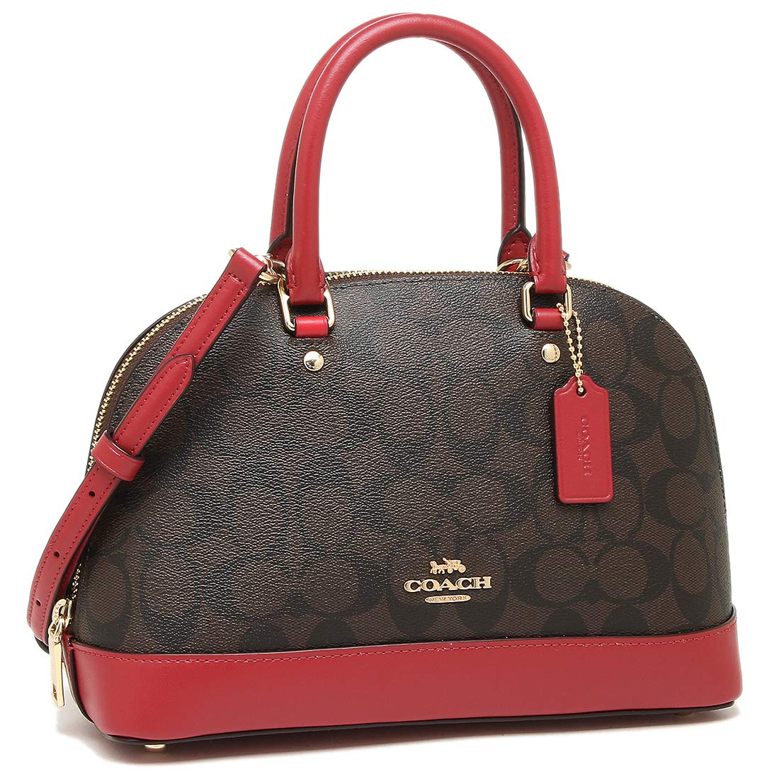 

Сумка через плечо Outlet F27583 IML72 Коричневый Красный [Coach] Женская [Товар] красный