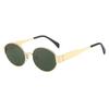 Oval Sunglasses For Women With High-end Metal Sunglasses Small Frame Retro Internet Celebrity Street Shot Sunglasses 2180