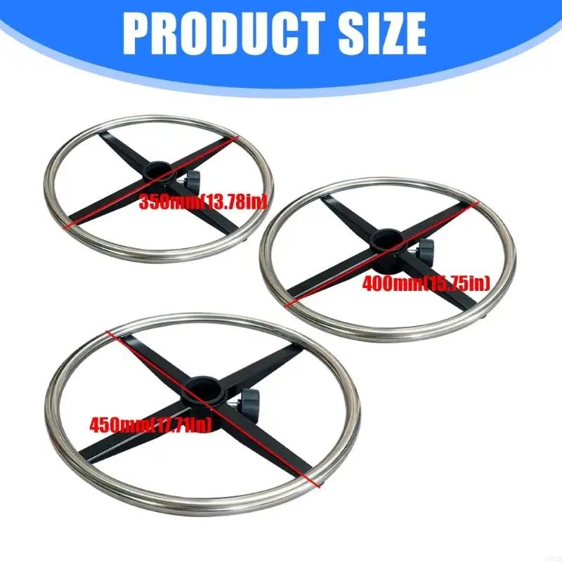 Chair Foot Rest Rings Anti Slip Steel Base Footrest Easy Setups Modern Living Room Office Stool Accessory Y5GB