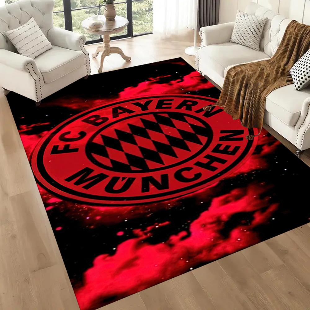 Bayern Munich Football Crest 1 Square Rugs Are a Great Choice for Living Rooms, Bedrooms, Home Décor, and As Gifts