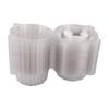 100 Pezzi Trasparenti Singoli Portatorte Cupcake Muffin Cupole Portabicchieri Scatole di Plastica