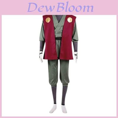 Naruto Jiraiya Cosplay Costume For Anime Role Play With Polyester Fabric For Halloween