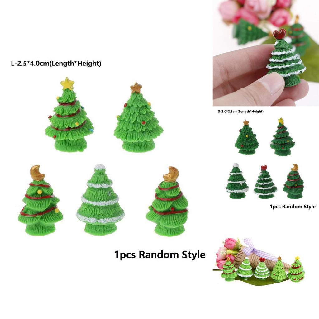 Charming Mini Christmas Tree Ornament For Unique Micro Landscape Decoration