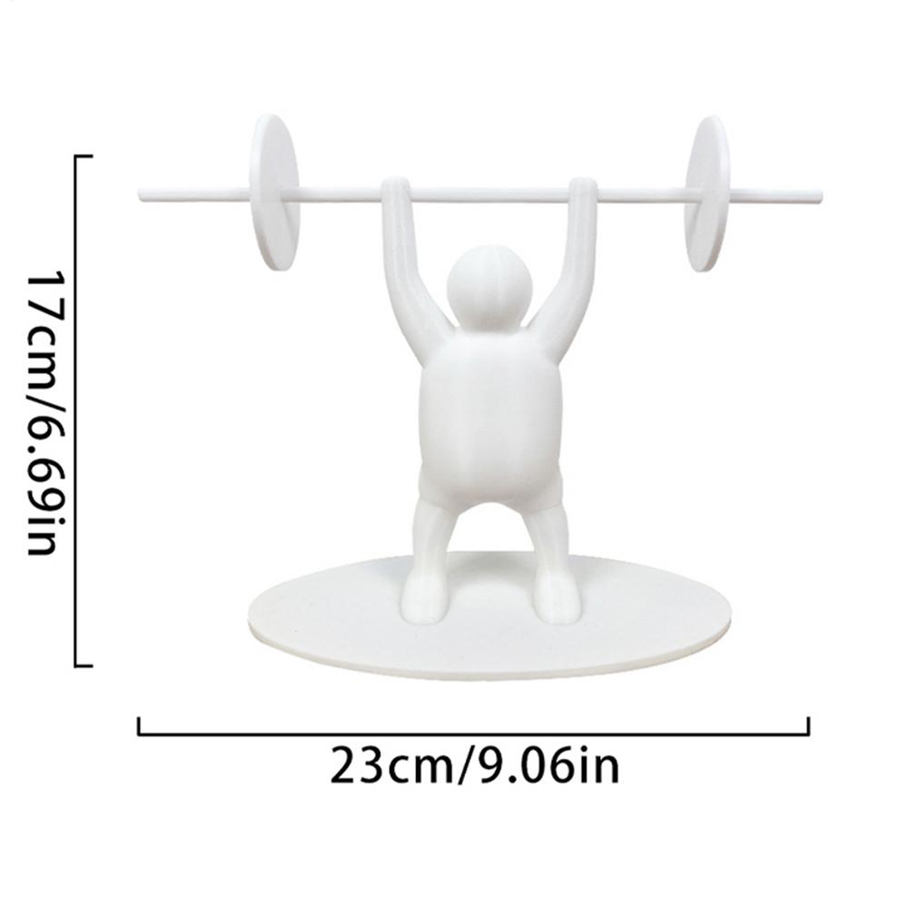 

Забавный держатель для туалетной бумаги для тяжелой атлетики Уникальный причудливый 3D-печатный держатель для туалетной бумаги в виде руки злодея для украшения ванной комнаты белый