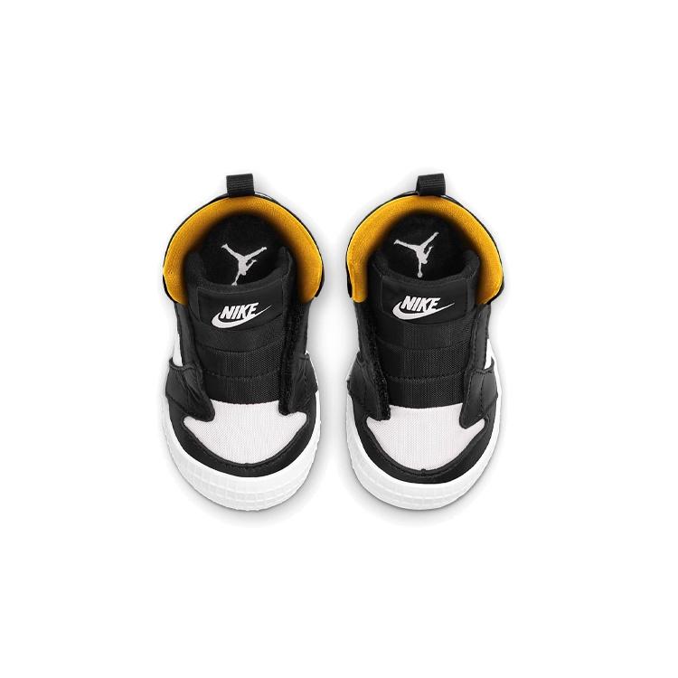Air Jordan 1 Crib Bootie 'Black Varsity Maize' Baby AT3745-017