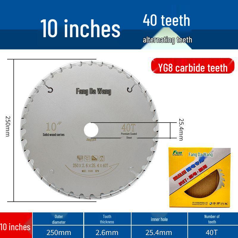 Woodworking YG8 Alloy Circular Saw Blades: 4-inch, 7-inch, and 10-inch for Portable Cutting Machines