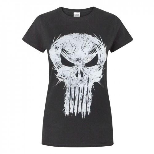 The Punisher Womens/Ladies Logo T-Shirt