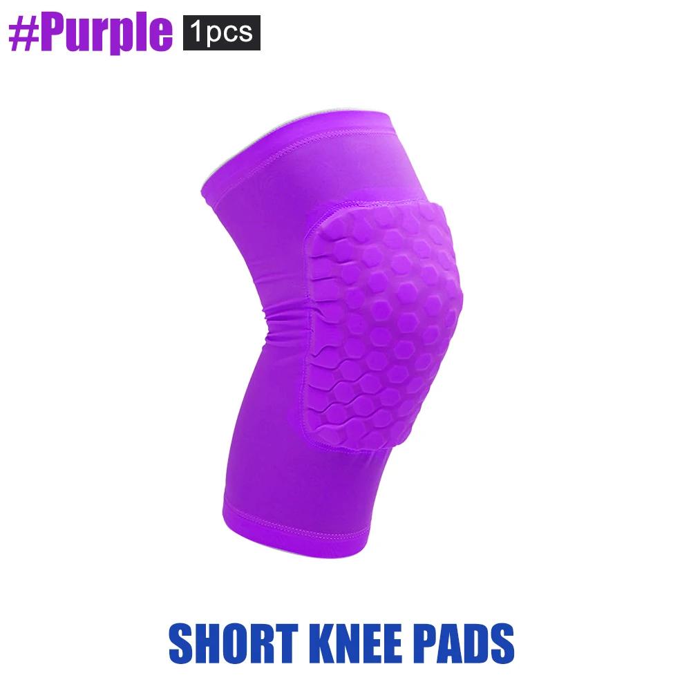 Bracetop 1 Pc Honeycomb Knee Pads Strengthen Kneepad Crashproof Antislip Basketball Leg Knee Sleeve Protective Pad Support Guard