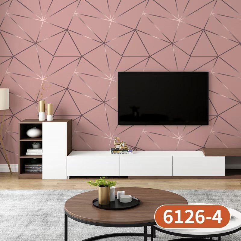 3D Geometrisk Självhäftande PVC Dra & Klistra Tapet Modern Texturerad Dekor för Vardagsrum, Sovrum, Hemma-kontor | Lätt Avtagbar Väggdekal