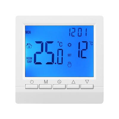 Thermostat de chaudière intelligent, contrôleur de chaudière filaire à piles avec écran numérique LCD rétroéclairé