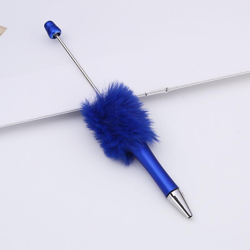 10Pcs Newest Colour Creative  Plush Ballpoint Pen Ballpoint Pen  DIY Ballpoint Pen Gift for Student Office Supplies
