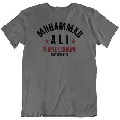 Boxing Muhammad Ali Cassius Clay Champion USA New York T-Shirt Tee Gift New