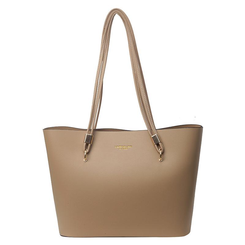 Simple Tote Large Capacity Bag Women's New Bag Bag Fashion Underarm Bag Versatile Shoulder Commuter Bag Bride