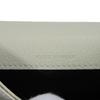 Used 9921 Business Card Holder 468994 7946 Grain Powder Textured Leather Bifold Logo Ivory Unisex from Japan AUTHENTIC