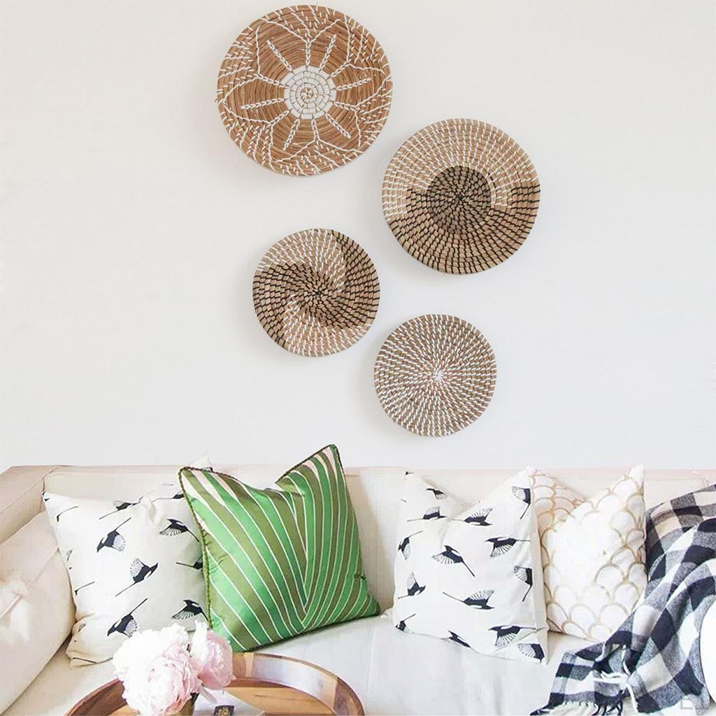 Wall Basket Decor Rustic Flat for Farmhouse Kitchen