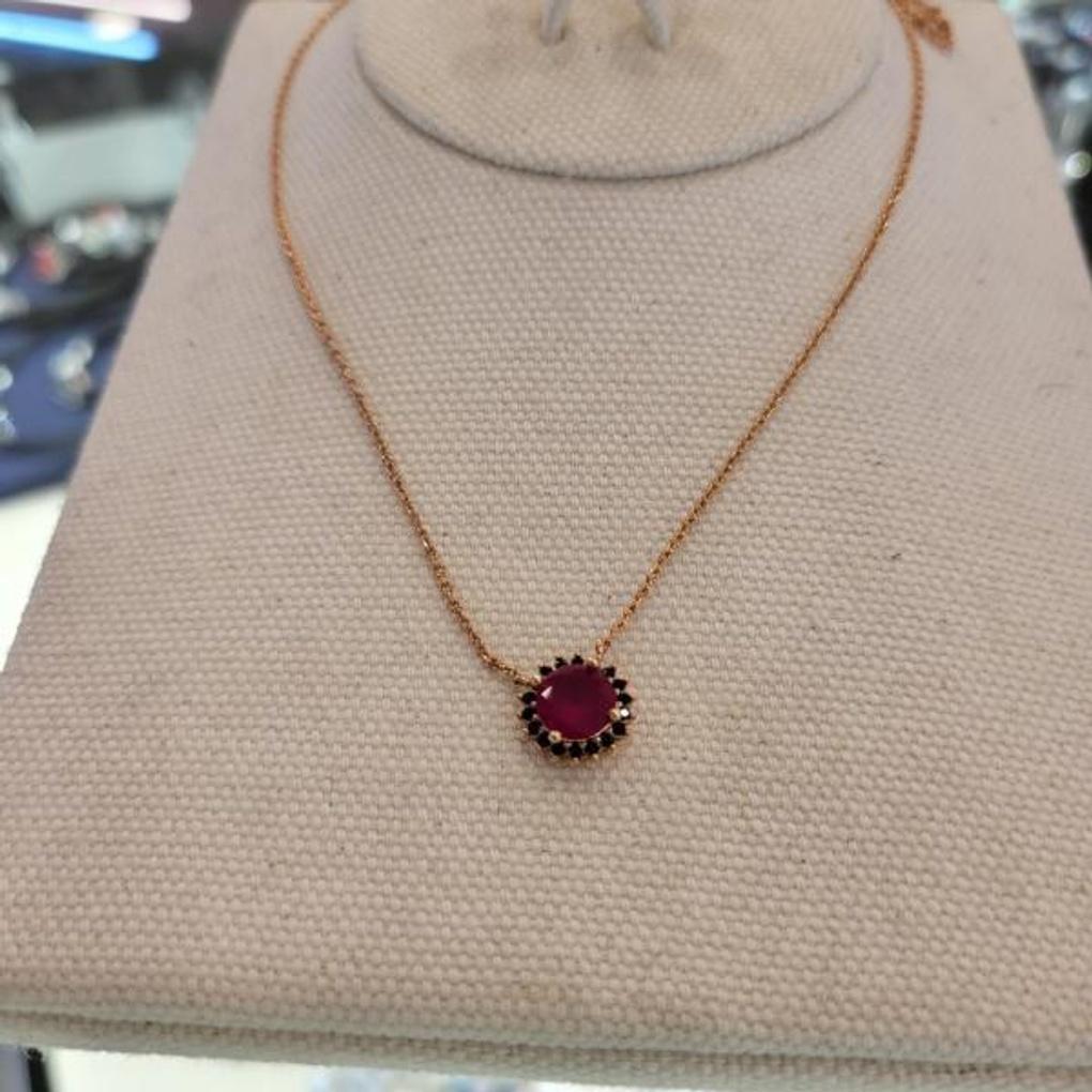 Atria Round Cubic Line Mini Necklace JTONEFR0018