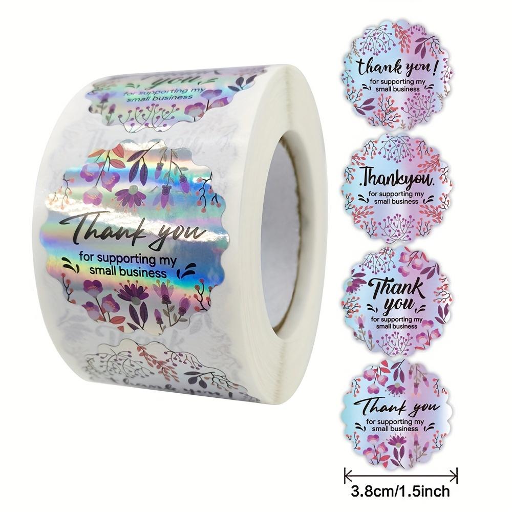 Rainbow Laser Thanks To Buy Commercial Decorative Stickers Labels