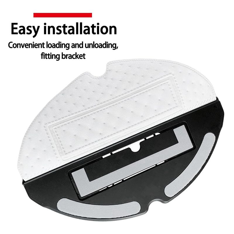 AEE4-60 Pcs Disposable Mopping Pads For Roborock S7/ S7+/ S7 Maxv/ S7 Maxv Ultra/ S7 Maxv Plus/ S7 Pro Ultra Robotic Vacuum
