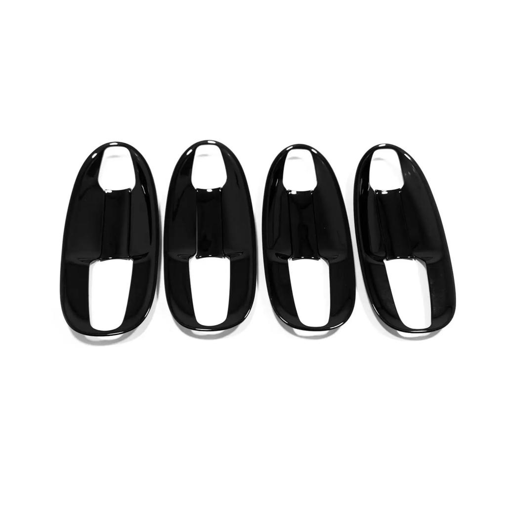 For Mercedes Benz Vito W447 V-Class 2014 2015 2016 2017- ABS Glossy Black Door Handle Cover Bowl Frame Trims Car Accessories