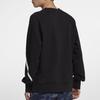 Nike Sweatshirt mit Rundhalsausschnitt und großem Swoosh-Logo für Herren, Schwarz, AR3089-012