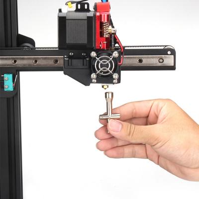 3D Printer Tool M2 M2.5 M3 M4 3D Printing Nozzles Wrench Screw Nut Hexagonal Cross Mini Wrench Spanner Maintenance Tool 4 Size