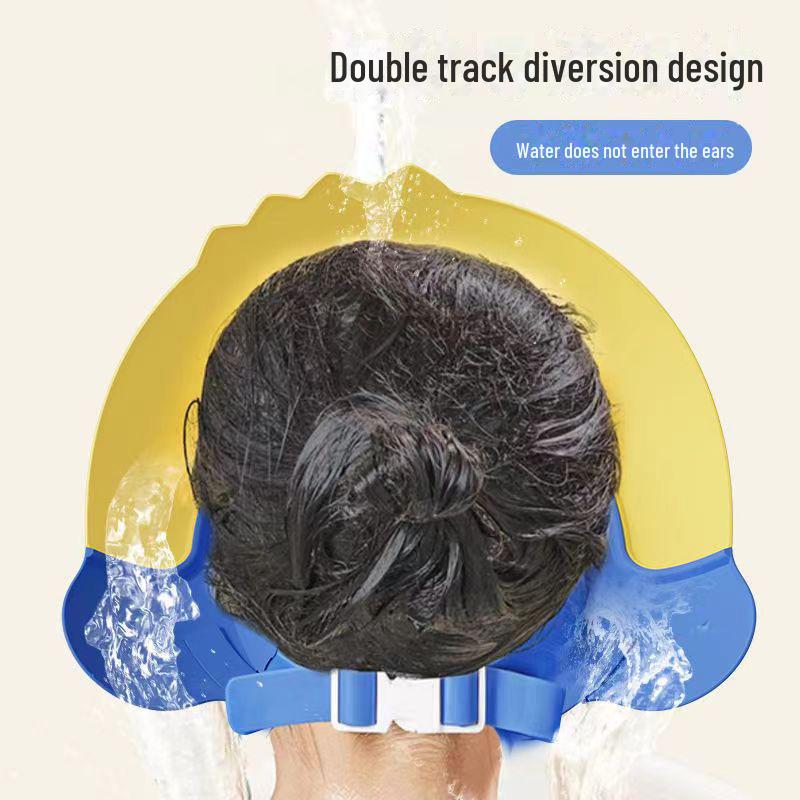 Waterproof Kids Shampooing Cap - Baby Bath Hat with Ear Protection and Water Repellent Features