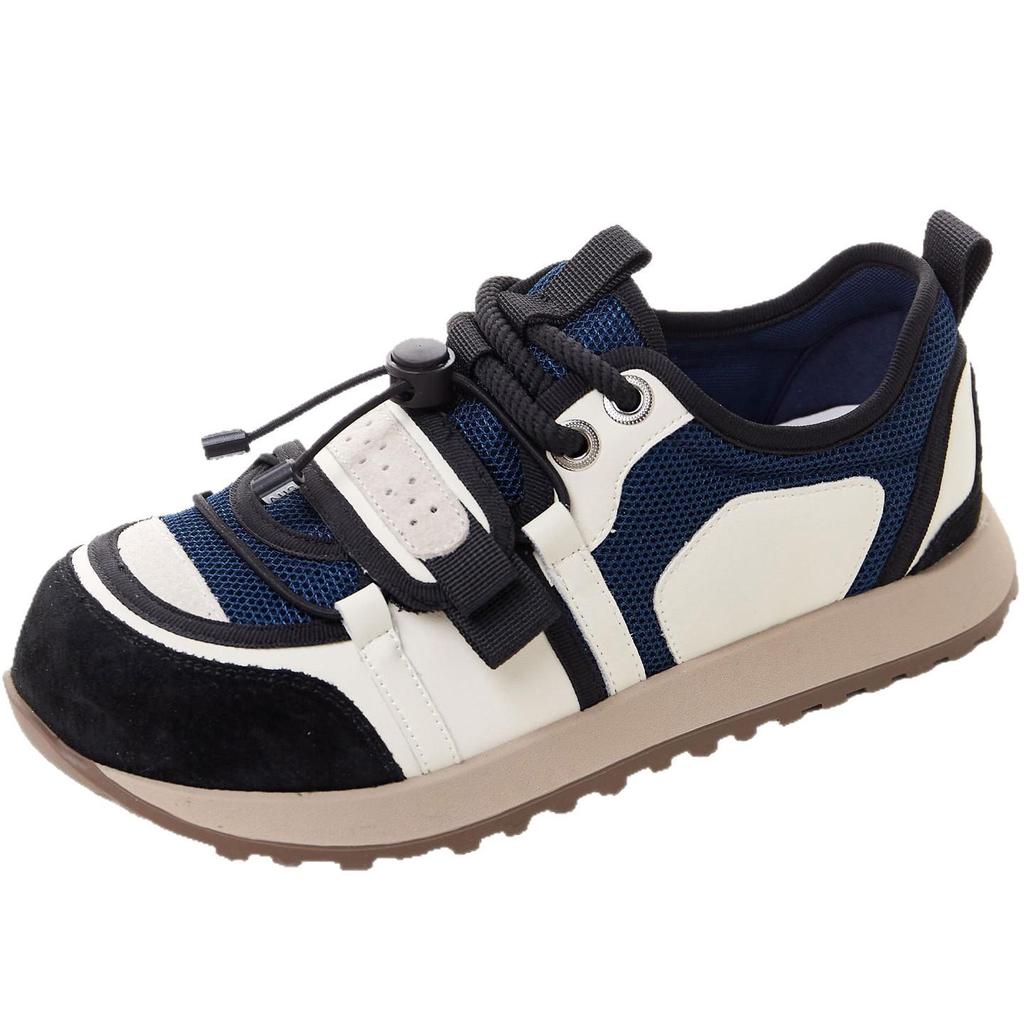 She Lv 2025 Retro Cute Platform Mesh Lace-Up Women's Sports Shoes - Autumn Collection