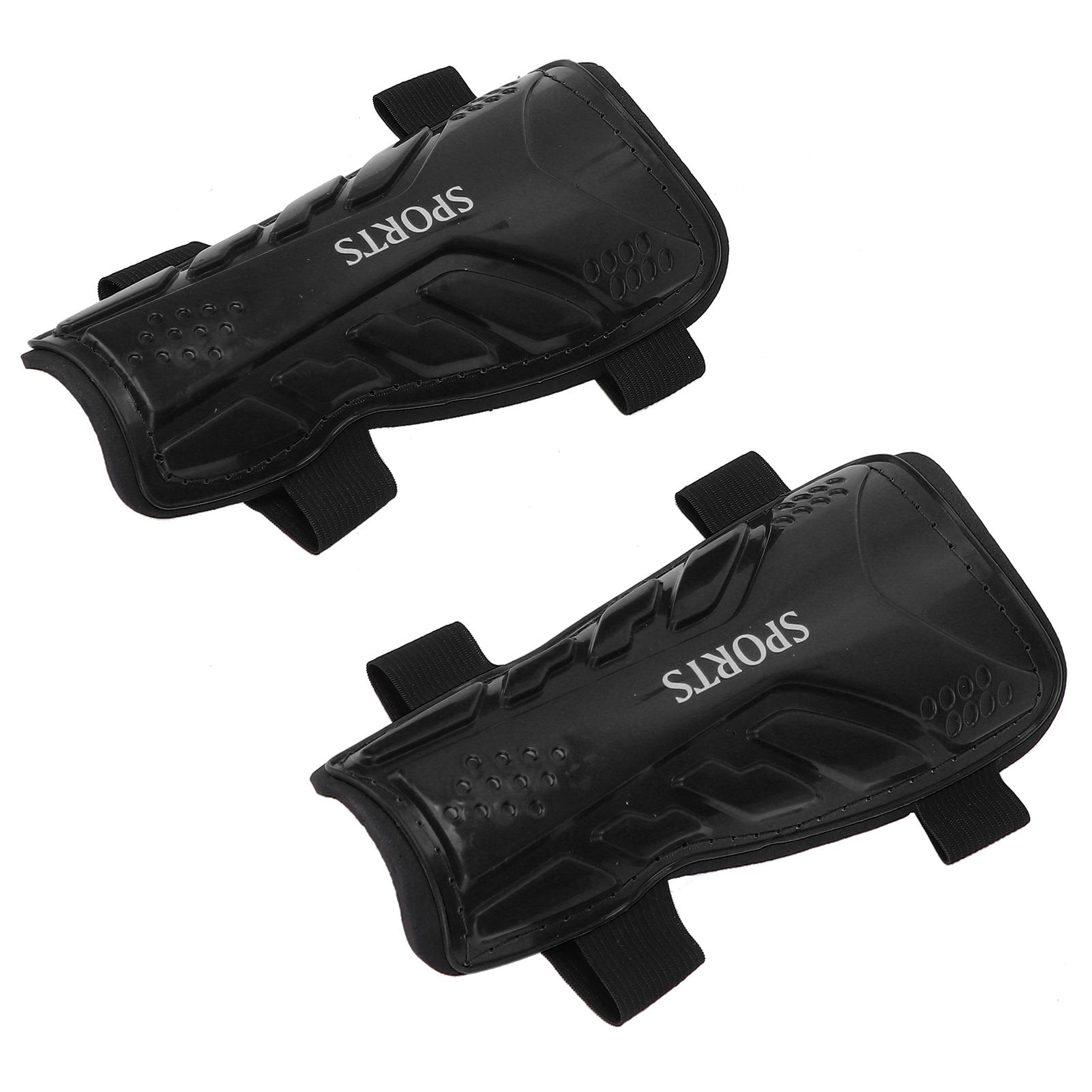 

Футбольные щитки для голени, защита для спортивных футбольных ног, тренировочные щитки для детей Black чёрный