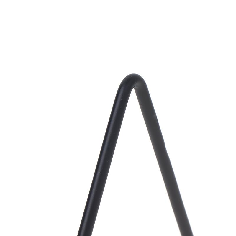 Black Gold Holder Metal Desktop Display Stand Storage Shelf For CD LP Vinyl Record EP