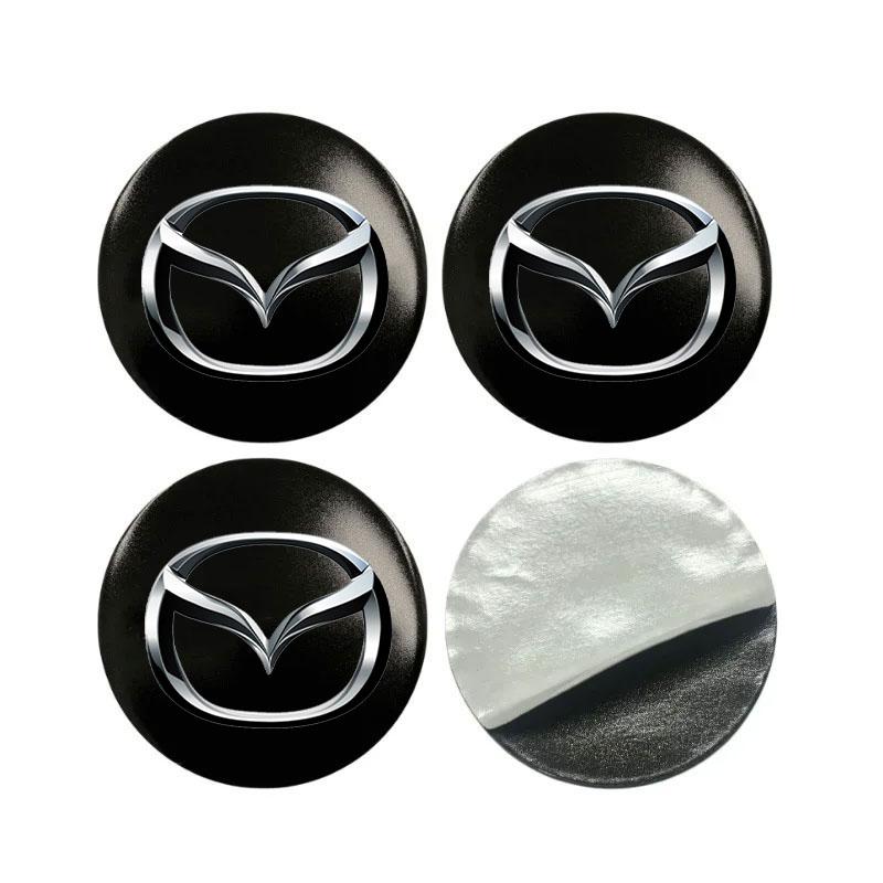 

Car Wheel Center Hub Cap Rim Cover Emblem Stickers for Mazda M3 M6 MP Skyactiv Axela Atenza Biante BT-50 CX-30 Accessories