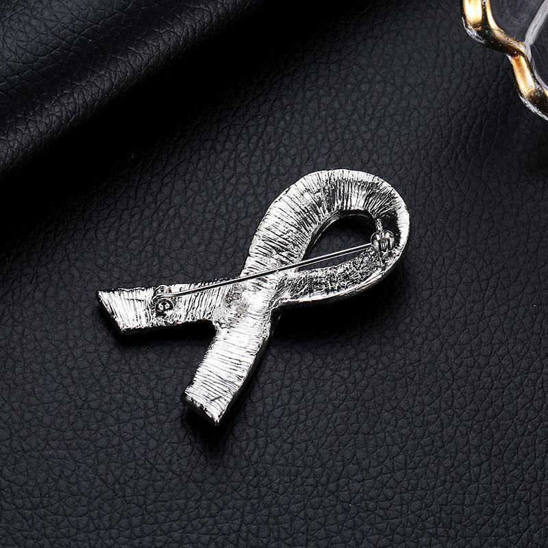 1 Stück Rosa Band Brosche Brustkrebs Aufmerksamkeits Schmuck Damen Metall Abzeichen Pins Spendenaktionen Veranstaltungen Geschenk