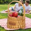 Rustic Style Handwoven Flower Basket with Handle Serving Basket Storage Basket Handmade Organizer Basket Home Organizer