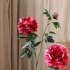 27.2 Inch Luxury Peony Artificial Flower for Home Decor Dining Room Table Photography Prop
