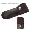 New Bottle Opener Leather Case Small Leather Bag Leather Wine Knife Set Wine Tool PU Bag(Black)
